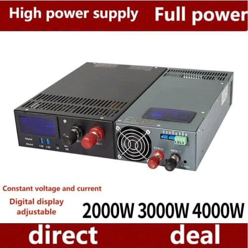 SUSWE Digital display switching power supply s-2000w-24 12V / 24V / 36V / 48V / 80v60a industrial control voltage regulating DC
