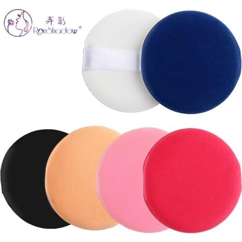 Ronshadow 1 Pcs Round Shape BB Cream Powder Foundation Facial Face Body Portable Soft Cosmetic Puff Makeup Tools Random Color