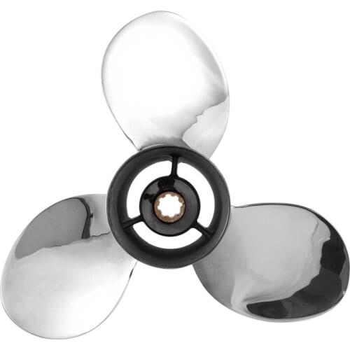 Boat Motor Stainless Steel Propeller 9 1/4X11-J for Yamaha 9.9Hp 15Hp Outboard Engine 9 1/4 X 11 -J 63V-45943-10-00 63V-45943-00