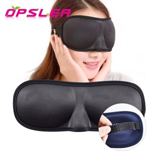 3D Soft Breathable Eyeshade Sleeping Eye Mask Portable Travel Sleep Rest Aid Eye Mask Cover Eyepatch Bandage Blindfold Eye Care