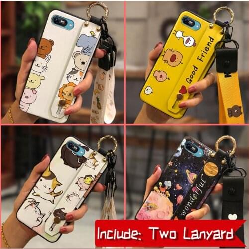 Soft Durable Phone Case For Itel A25/A35 New New Arrival Soft Case For Woman Anti-dust Wrist Strap
