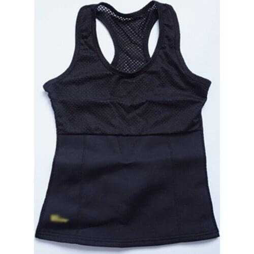 Sweating Corset Sheath Woman Flat Belly Sports Fitness Tops Plus Size Waist Trainer Lose Weight Quickly Slimming Shaping Vests