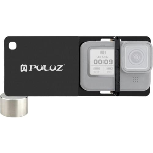 PULUZ Mobile Gimbal Switch Mount Plate for GoPro HERO 9 Black, for DJI OSMO Mobile Gimbal(Black)