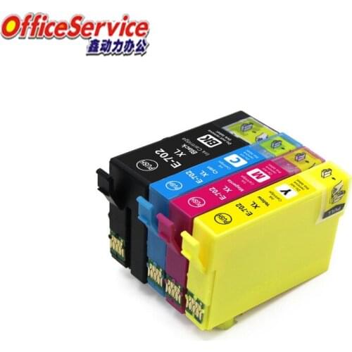 Compatible Ink Cartridge T702 T702XL For Epson WorkForce Pro WF-3720 WF-3725 WF-3730 WF-3733 Printer