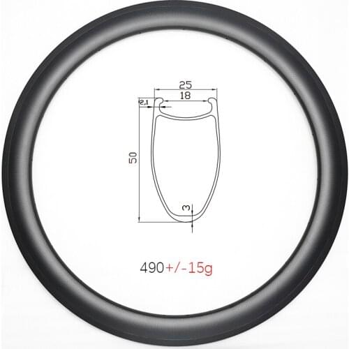 SPDSF road gravel 50mm deep carbon rims 700C clincher rim brake 25mm wide 18mm inner bicycle wheels 16H 18H 20H 21H 24H 28H 32H