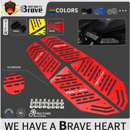 Tmax560 techmax Motorcycle Footboard Steps Motorbike Foot For YAMAHA TMAX 560 tech max 2020 2021 Footrest Pegs Plate Pads