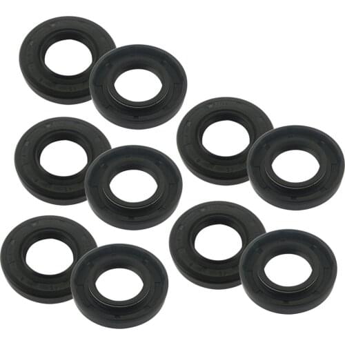 10pcs TC Type Skeleton Oil Seal Gasket 11x25x7/12x19x5/12x20x5/12x24x5/12x30x7/12x35x7mm NBR Black Rubber Radial Shaft Seal Ring