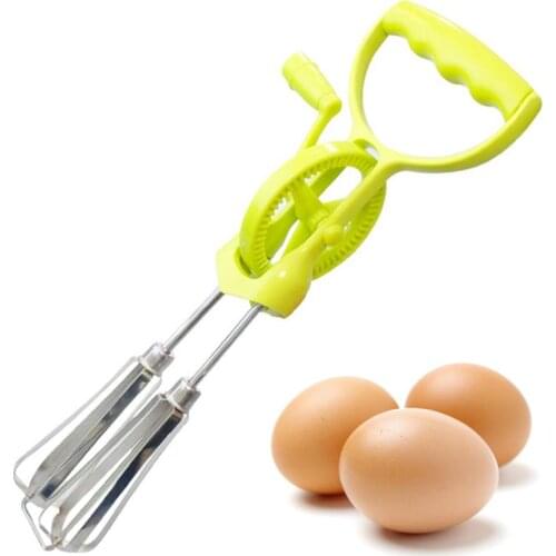 Egg Whisk Manual Multi-purpose Non-slip Stainless Steel Dough Whisk Baking Whisk
