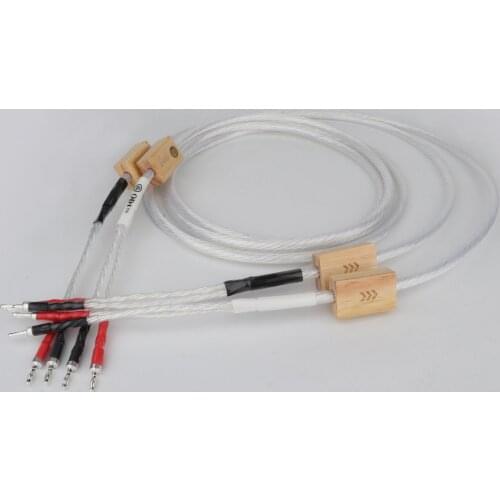 High Quality Hifi Audio Nordost Odin 2 Silver Speaker Cable Banana Plug speaker wire