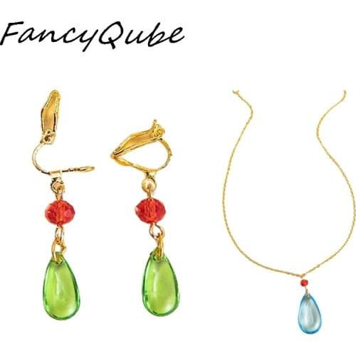 Hayao Miyazaki Howls Moving Castle Charms Earrings Women Ear Clip Fashion Jewelry