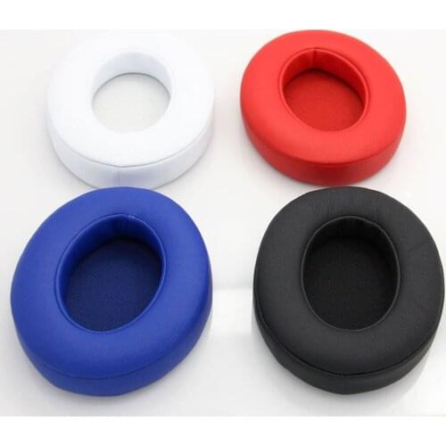 1 Pair Leather Headphone Foam for Beats by Dr Dre Studio 2.0 Wiesless Headset Ear Pads Earbuds Sponge Cushion Replacement Covers