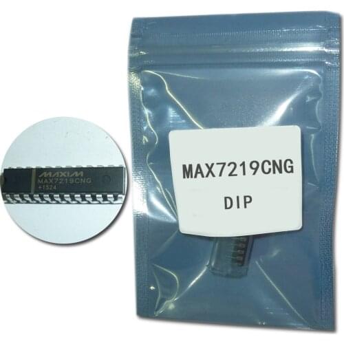 10PCS MAX7219CNG DIP MAX7219 DIP24 led display driver IC