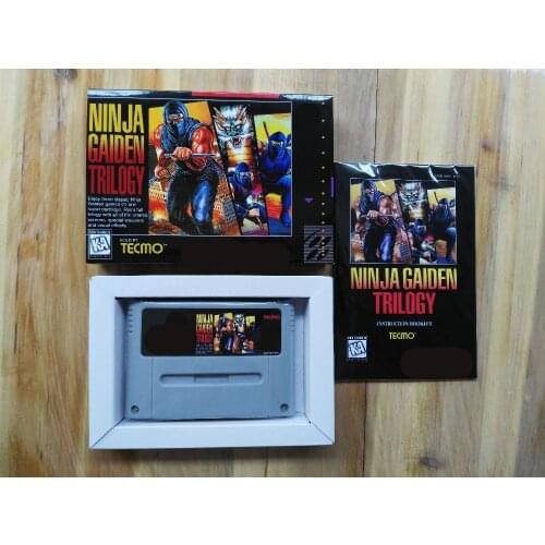16Bit Games ** Ninja Gaiden Trilogy ( PAL Version!! Box+Manual+Cartridge!! )
