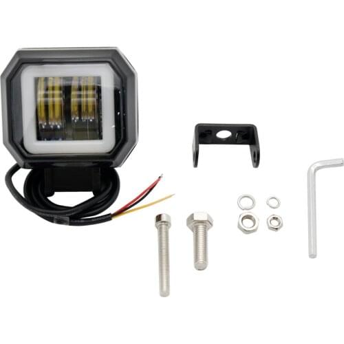 1x 20W Offroad Roof Fog Lamp Kit Waterproof LED Driving Light Car Work Light Accessories For ATV Truck Engineering Vehicle Bus