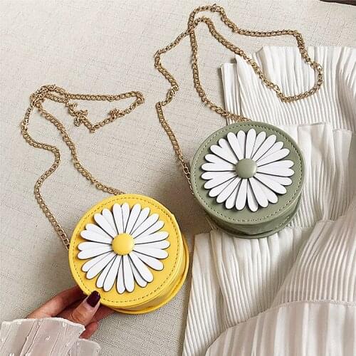 2020 Fashion Baby Girls Mini Messenger Bag Cute Floral Design Kids Coin Purses Children Handbags Shoulder Bags