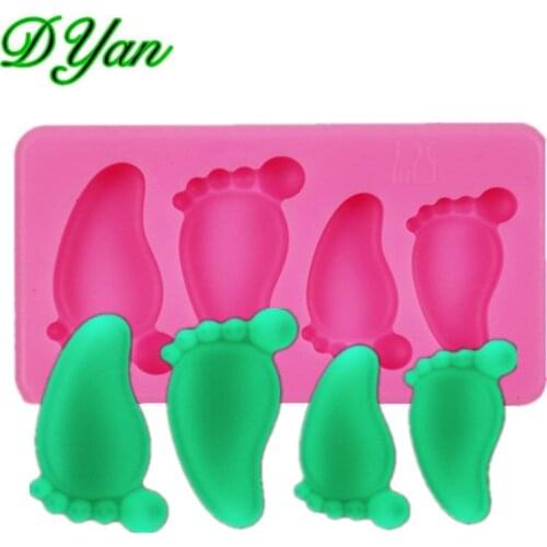 4 Even Flipper Liquid Fondant Cake Silicone Mold Chocolate Mold DIY Cake Baking Decor Mold A1723