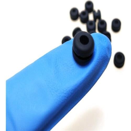 50-100pcs ID3.2mm-9.5mm high temperature resistance black color silicone rubber grommets silicone grommets ring