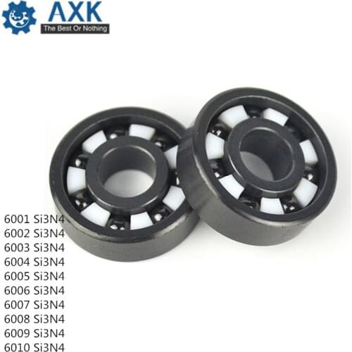 6000 6001 6002 6003 6004 6005-6010 Full Ceramic Bearing ( 1 PC )Si3N4 Material 6000CE All Silicon Nitride Ceramic Ball Bearings