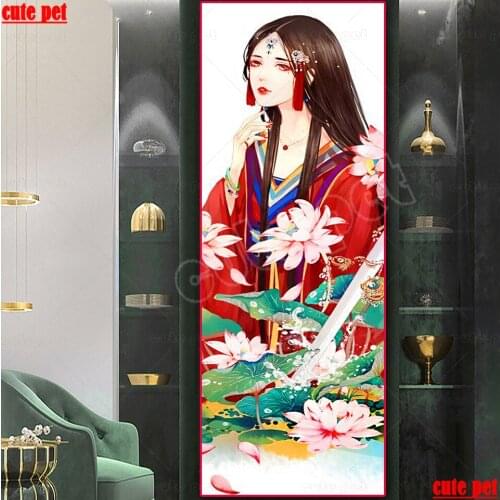 DIY Diamond Painting Cross Stitch Classical woman 5D Full Square Diamond Embroidery Patterns Rhinestones Mosaic Decor puzzle