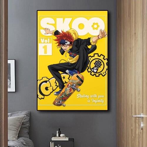 Anime Retro Figure Classic Sk8 The Infinity Posters And Print Steins Gate Wall Art Canvas Painting Picture For Living Room Decor