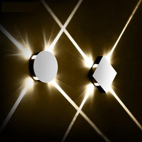 Applique murale luminaire round square wall lamp bedroom light corridor staircase hotel LED aisle indoor lighting