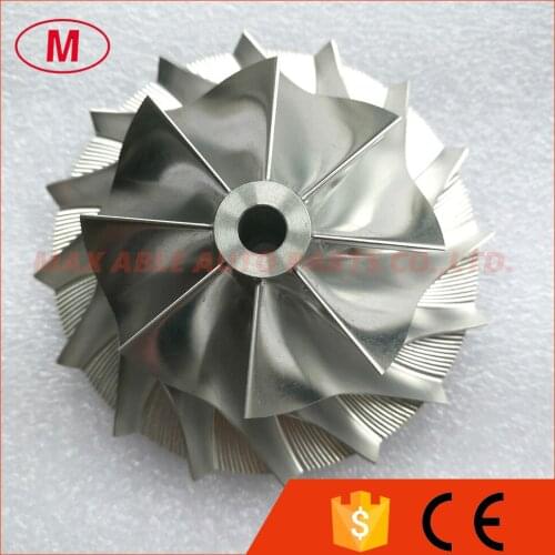 HX40 3599646 High Performance Turbocharger Aluminum 2068/Milling/Billet Compressor wheel 54.00/83.03mm 8+8 blades for 3532211