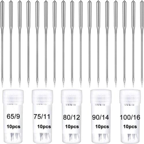 MIUSIE Sewing Machine Needles Stainless Steel Darning Sewing Machine Household Flat Sewing Embroidery Accessories Hot Sale