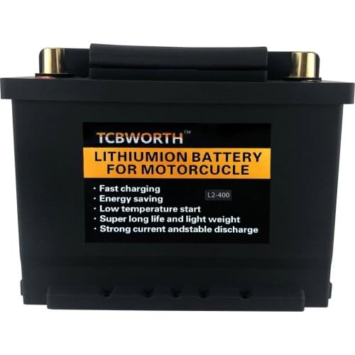 LifePO4 12V L2-400 65Ah CCA 1200A lithium iron phosphate battery for ignition car engine starter battery balanced bms starter