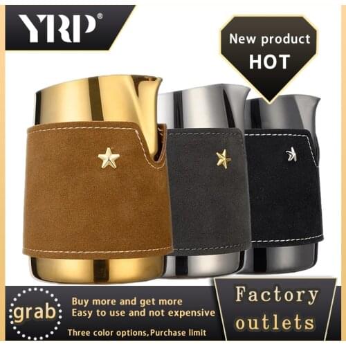 Milk jug espresso cappucino maker 420ml Frother milk barista tools stainless steel cup Upscale coffee set milk pot accessories