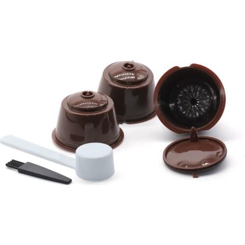 The new Nescafe Dolce Gusto coffee capsule filter cup reusable set free one spoon and one brush