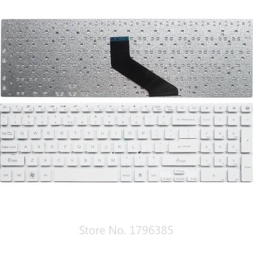 New Laptop US Keyboard for Acer Aspire E5-551 E5-551G E5-511P E1-572 E1-572G E1-572P E5-531 E1-572PG White Keyboard