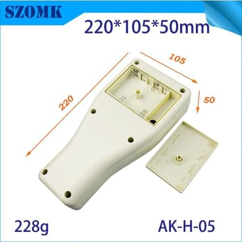 4 pieces, 220*105*50mm szomk plastic electronic equipments enclosure abs handheld case electronic device plastic housing