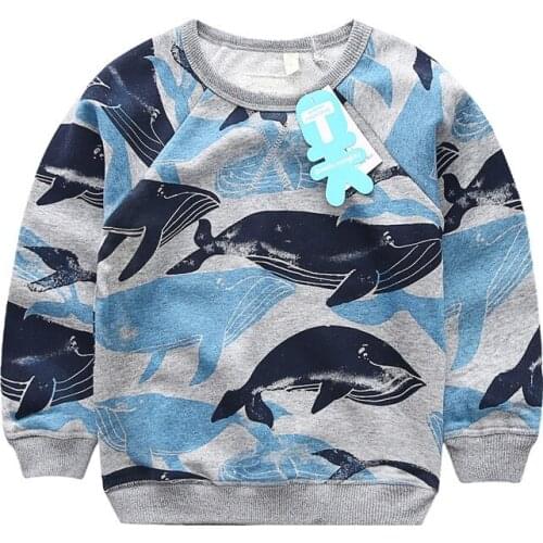 Clearance Boys Sweatshirt Children Autumn Hoodies Casual Fashion Kids Pullover Blouse Tops Long Sleeve Baby Boys Girls Clothes