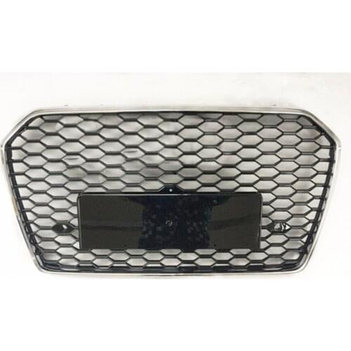 Car Front Bumper Grill Center Grille for Audi A6/S6 2016 2017 2018 (Refit for RS6 Style) car-styling accessories