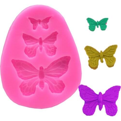 Butterfly Silicone Cake Molds Fondant Sugarcraft Mold Cake Decorating Tools Chocolate Moulds Wedding Decoration Tools