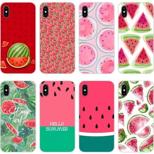 Fruit watermelon melon Newest Super Cute Silicone Cover Bag For Huawei Honor 4C 5C 6X 7 7A 7C 8 9 10 8C 8S 8X 9X 10I 20 Lite Pro