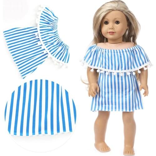 Blue Dress fits for American girl 18" american girl doll alexander doll best gift