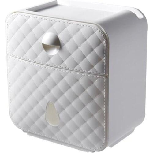 Waterproof Toilet Paper Box Multifunctional Toilet Paper Holder Wall Mounted Toilet Paper Holder Toilet Paper Storage Box Tools