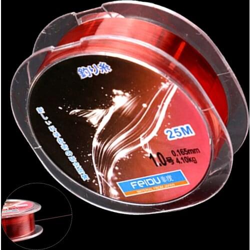 WALK FISH 25M Nylon Monofilament Fishing Line Wear-Resistant Fishing Line Japan Super Strong Fishing Line Sea Fishing Tackle