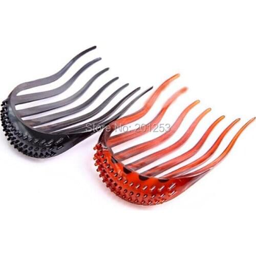 Hair Maker Hair Pins Insert Comb Hairpin Fork Horseshoers Insert Comb,Puffy Pony,Tools for Ponytail,Hair Styling Tools 6pcs/lot