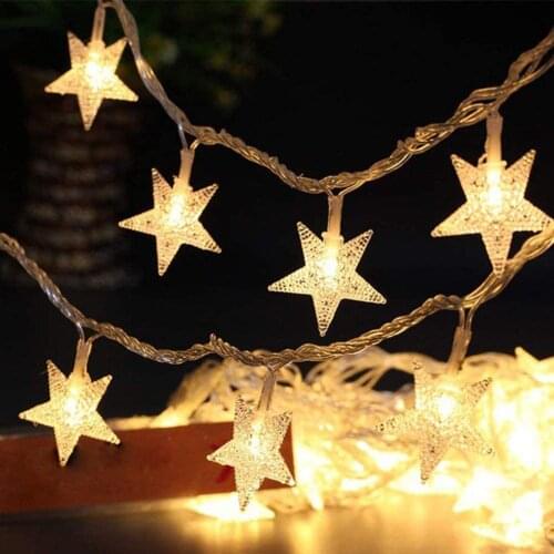 6m 40LED Curtain Light Fairy Lights Christmas Bedroom Party Garden Family Wedding Decoration Atmosphere Lighting Lamp