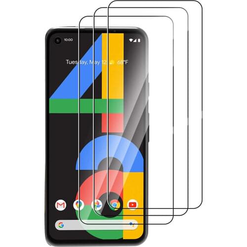 For Google Pixel 4A Screen Protector Tempered Glass,Touch Sensitive,Case Friendly,9H Hardness Cover for Pixel 4A 5A 2 3 4 5 XL