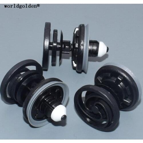 Worldgolden 100pcs plastic clip Door Trim Panel Retainer With Sealer for VW#7L6868243