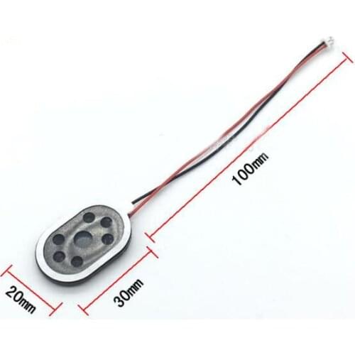 5PCS 20x30x4mm 1.5W8R 1W8 2-Wire Audio Mediant Stereo Speaker for GPS Navigator
