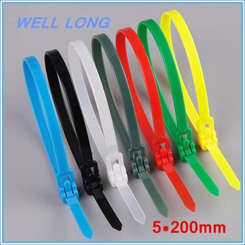500pcs/lot Color Nylon Cable Ties,5*200mm