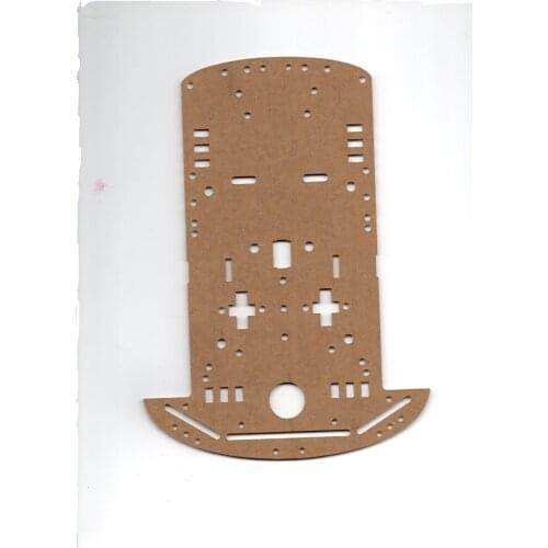 Acrylic Plate Panel For 2wd Smart Car Chassis Diy Robot Part Accessory Based On Arduino UNO R3 RC Toy