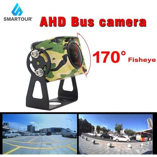HD 170° AHD 1080*720P Truck Backup Camera Heavy Duty Night Vision Waterproof Vehicle Rear View Camera For Trailer/Pickups/RV/Bus