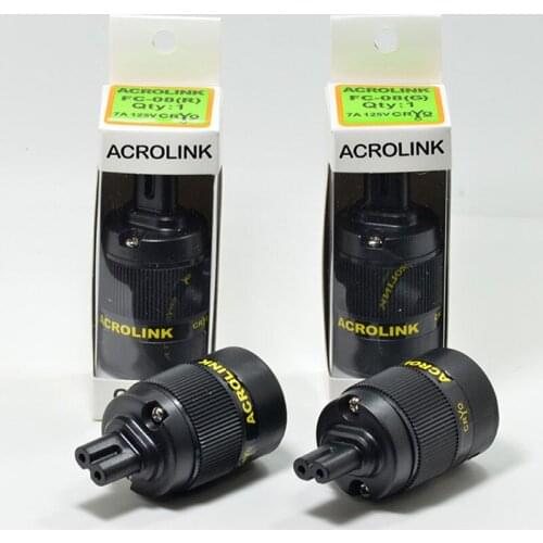Hi-End Figure 8 C7 Power Plug hifi Audio speaker amplifier Electrical AC Power cord IEC Plug socket connector