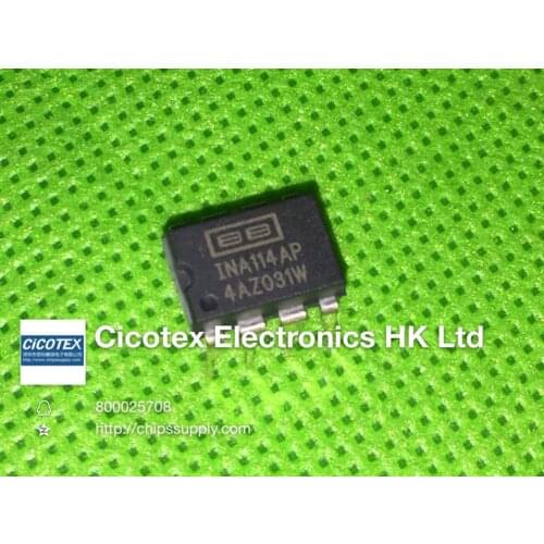 INA114AP IC OPAMP INSTR 1MHZ 8DIP