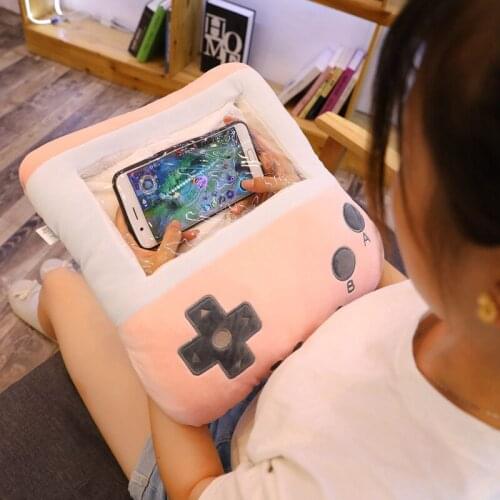 Creative mobile phone hand warmer plush visual hand warmer pillow winter hand covering artifact can put hot water bottle